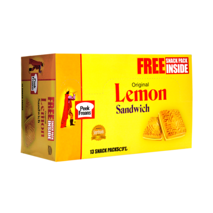 Peakfreans Original Lemon sandwich 12-munch pack.